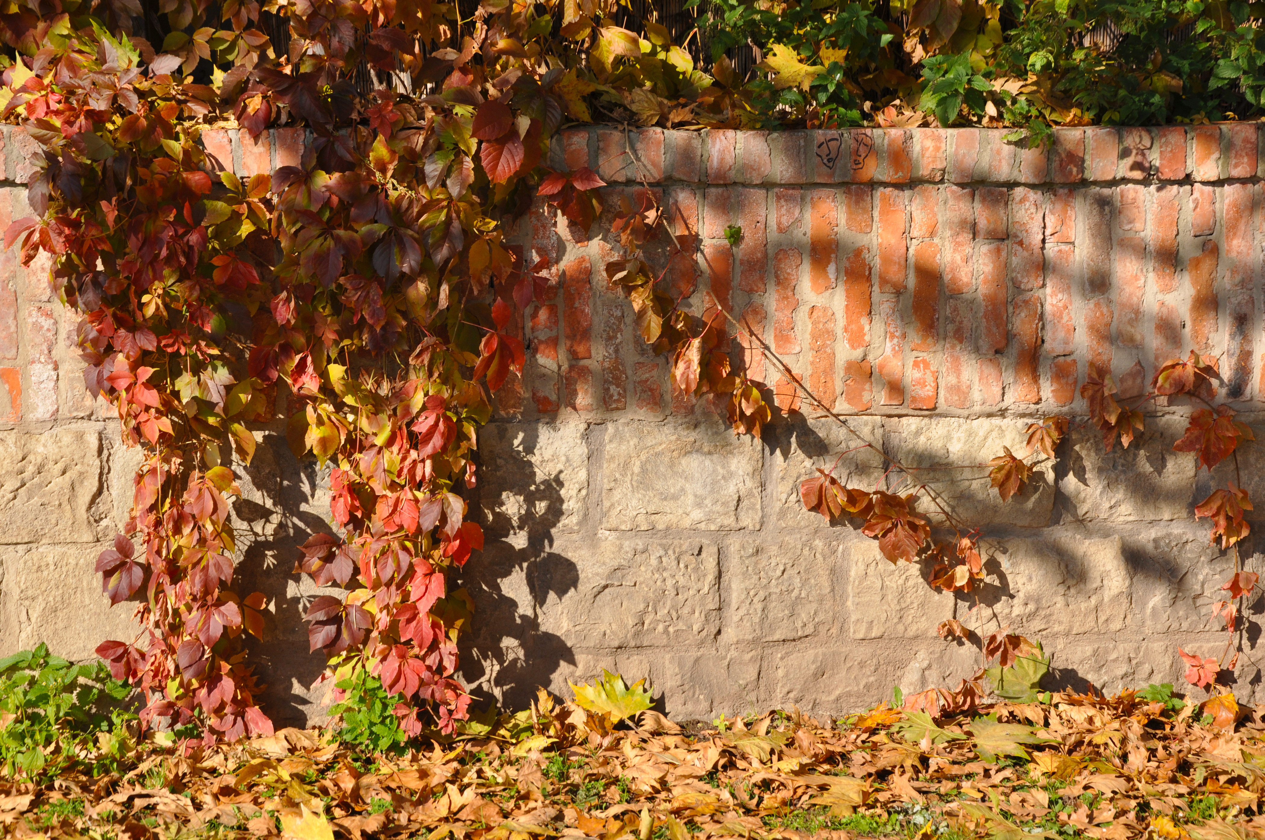Új kerítésfal a vízzáró résfal burkolásával
