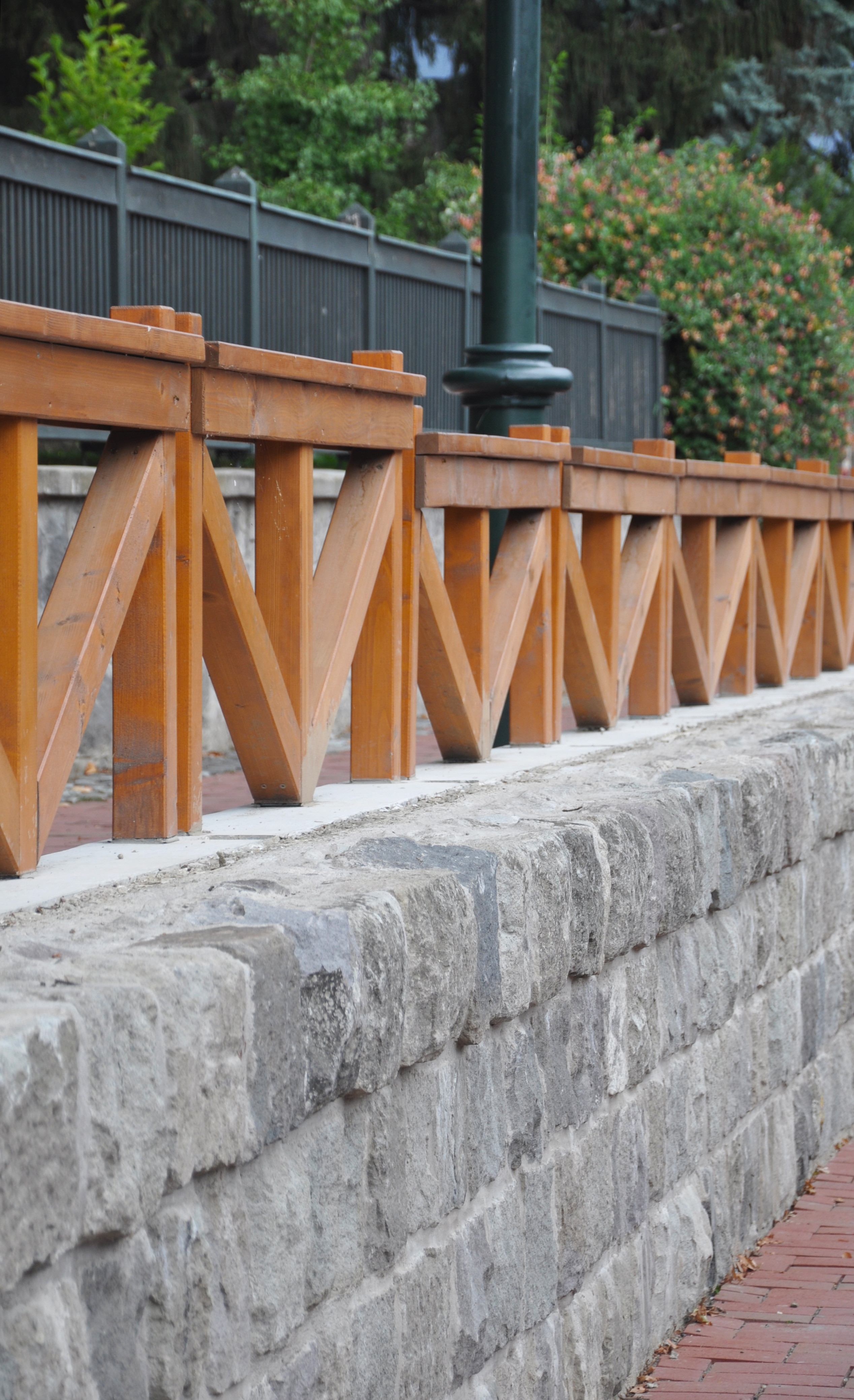 Korlát az árvizi falon