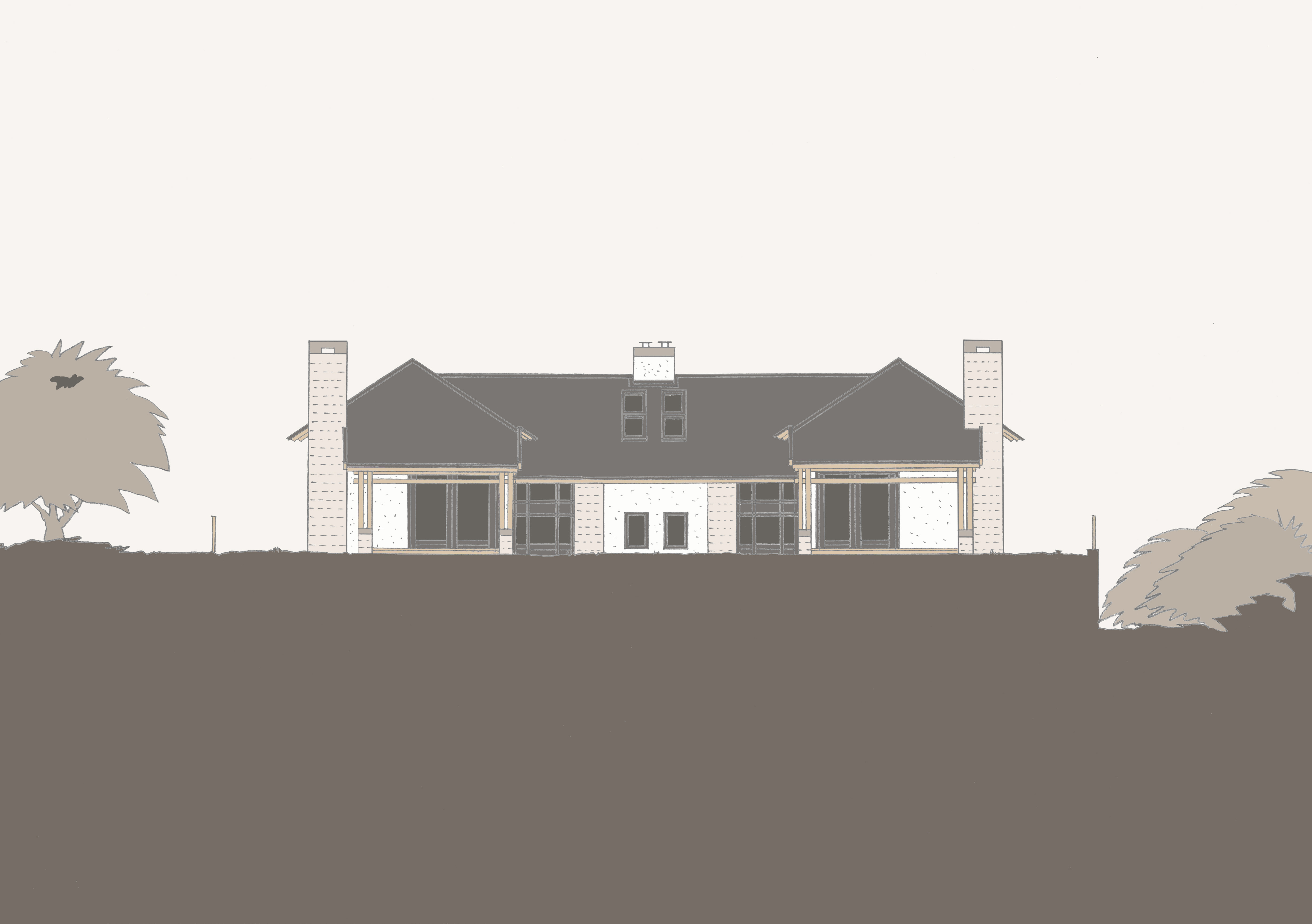 Délkeleti homlokzat