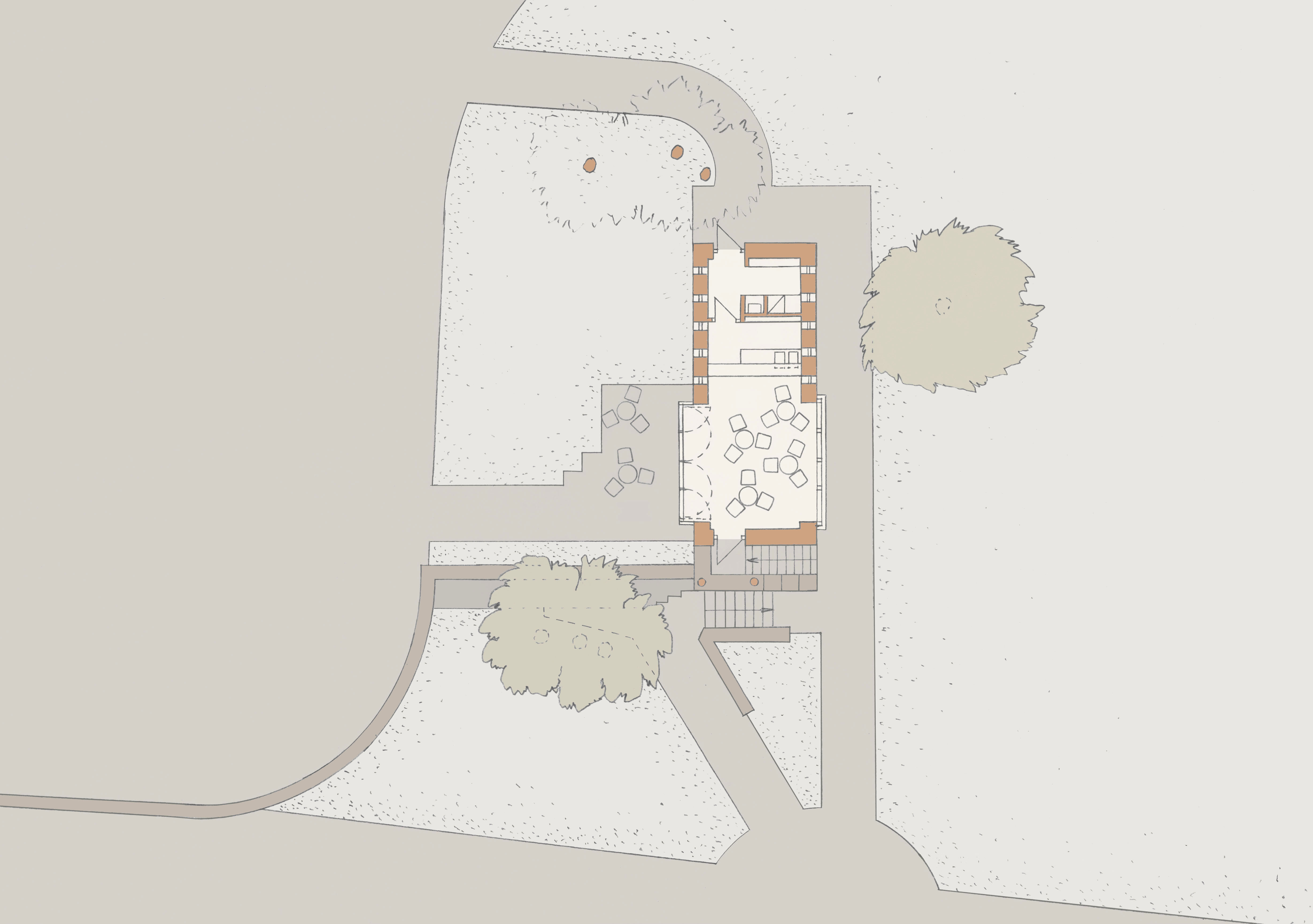 Felső szint alaprajz