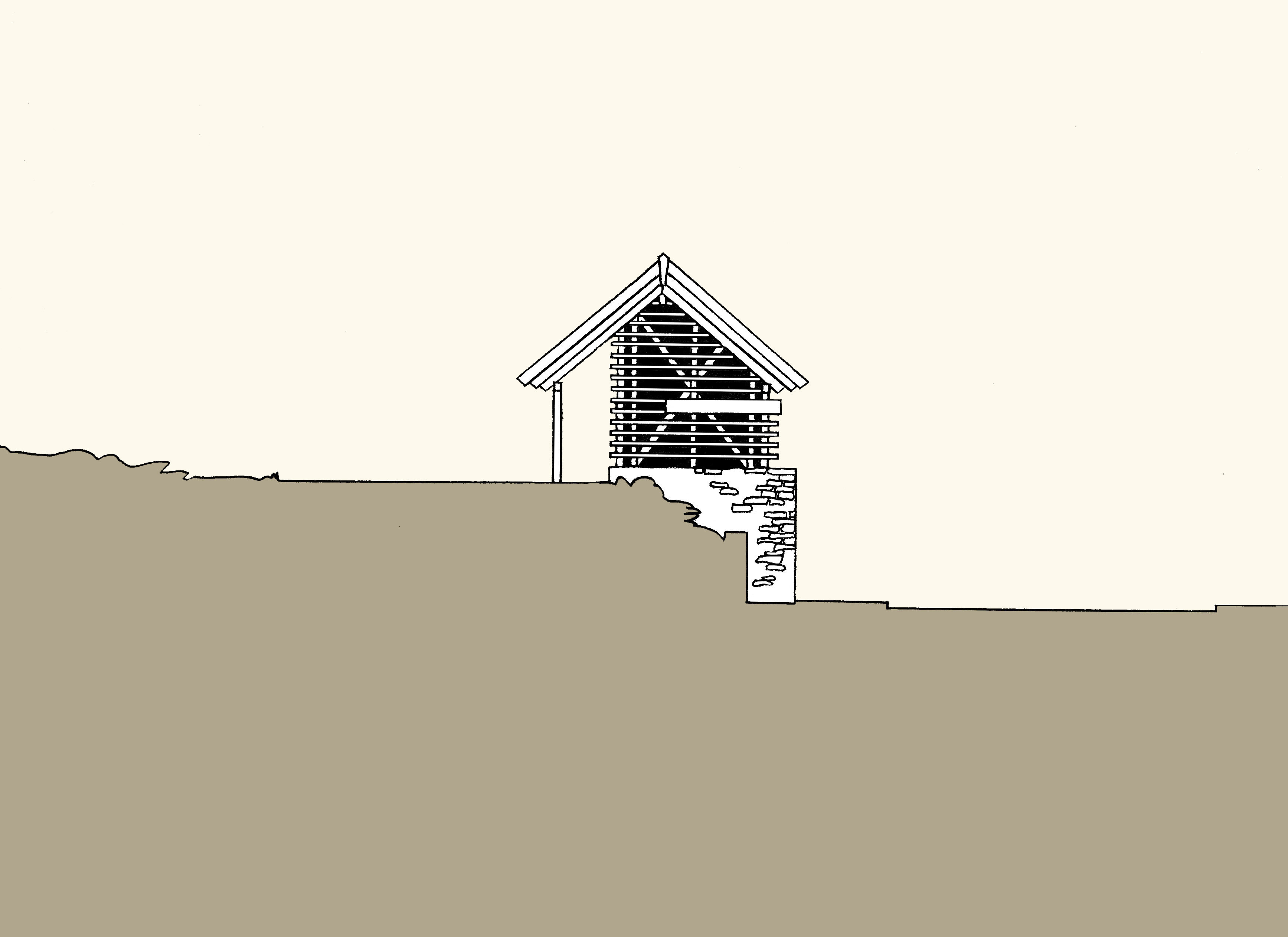 Északnyugati homlokzat