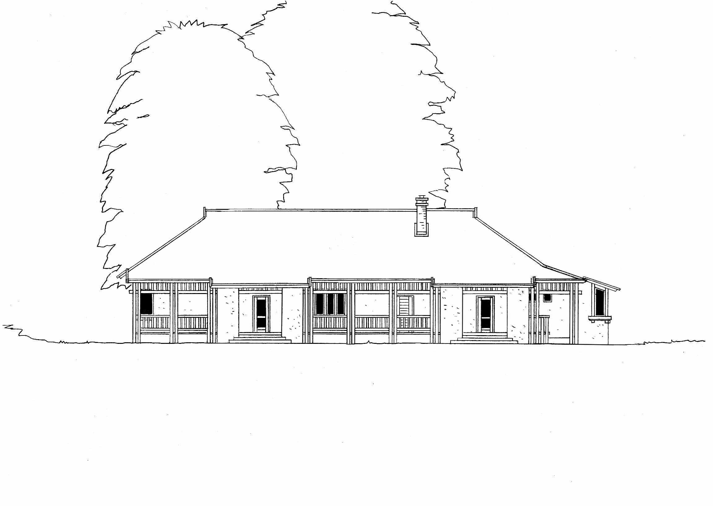 Délnyugati homlokzat